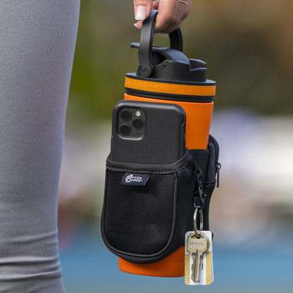 Navy Black Ombre 26oz Ice Shaker Bundle